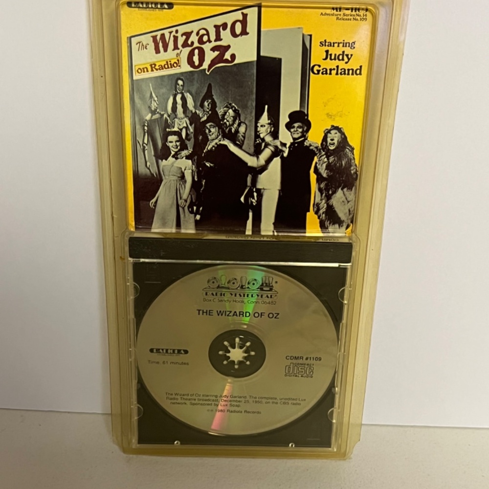 Vintage The Wizard Of Oz On Radio Long Box New Yesteryear Judy Garland
